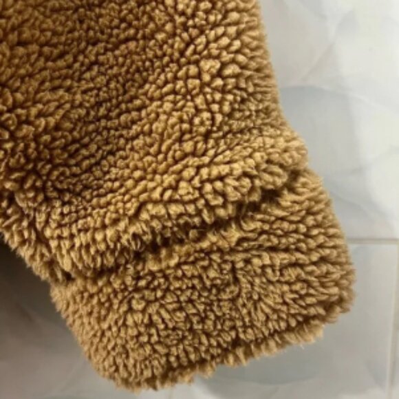 Ugg Women’s Frankie Sherpa Trucker Jacket Chestnut Size Large Minimalist Casual - Picture 6 of 6